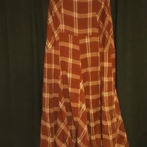 Free People plaid skirt